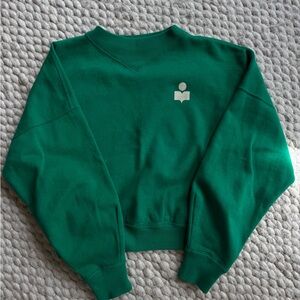 Isabel Etoile Marant Green Crewneck Sweatshirt